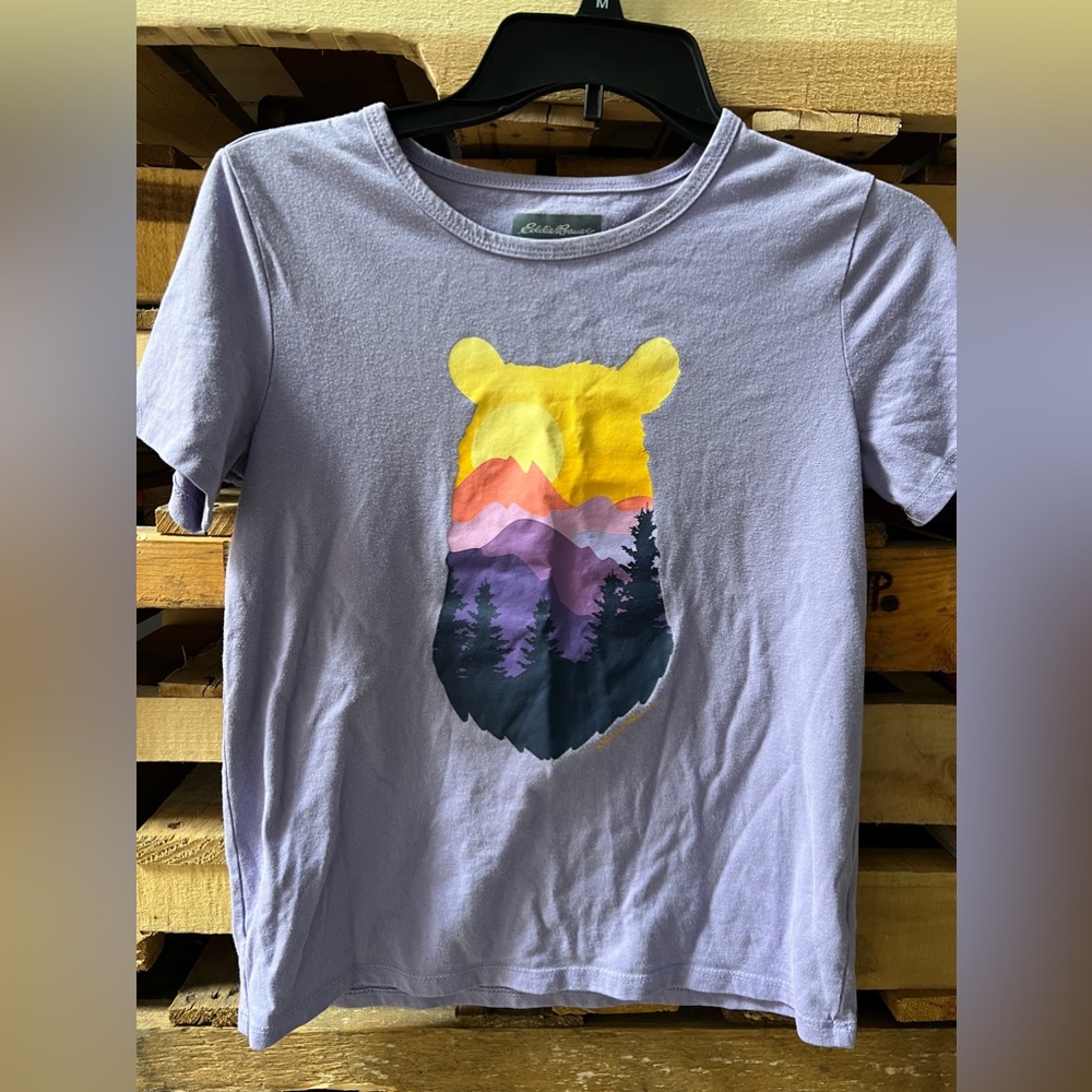 Eddie Bauer girls tee sz L